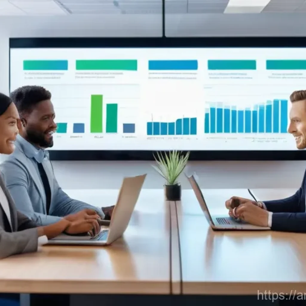 보험중개사 자격시험 후 결과 기다리는 마음 - **Prompt:** A dynamic, brightly lit image capturing a diverse group of modern insurance professional...