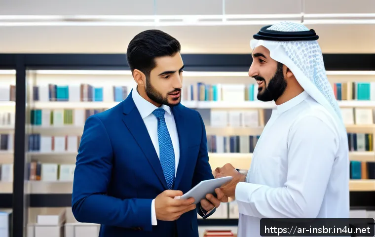 보험중개사와 법적 책임 이해하기 - A professional Arab insurance agent in a modern office setting, dressed in formal business attire wi...